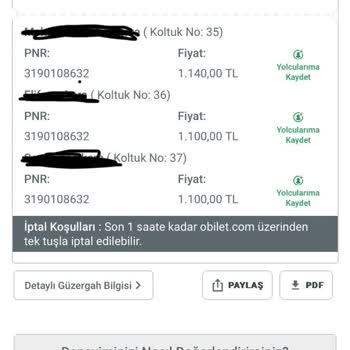 Kamil Koç Bilet Sahte. Karlığı