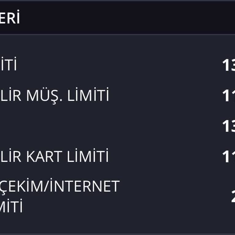 İş Bankası İnternet Alışveriş Limiti