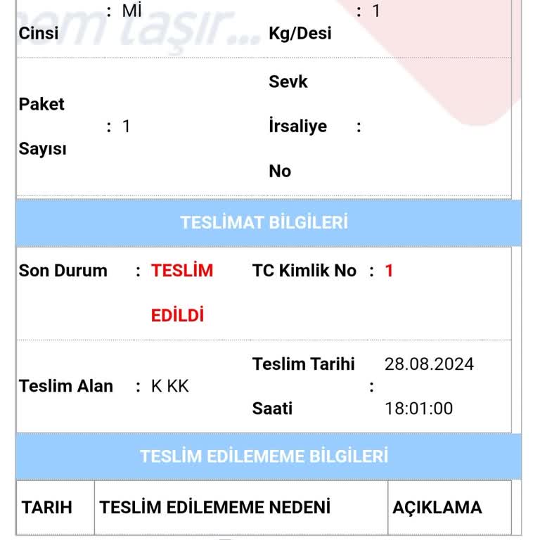 Aras Kargo Teslimat Sorunları Ve Yanlış Adrese Teslimat