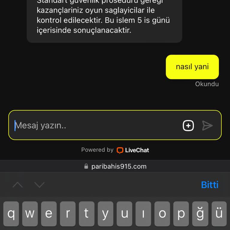 Paribahis Parayı Çekmem İçin 5 Gün Bekle Diyor