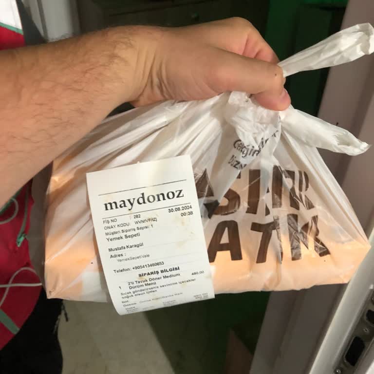 Maydonoz Döner Eksik Sipariş Ve Kötü Müşteri Hizmetleri