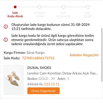 Sürat Kargo İademi Kaybetti Oyalıyorlar