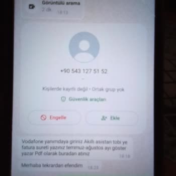 08504808303 Numara Tarafından Arandım Ve Türk Telekom Dediler