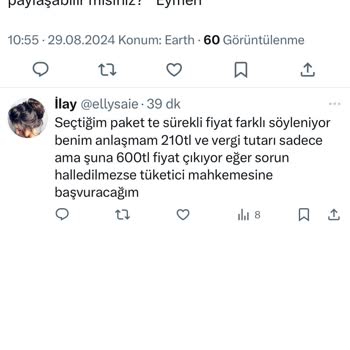 Türk Telekom Taahhüt Tutarı Sözünü Yerine Getirmedi Mağdur Etti