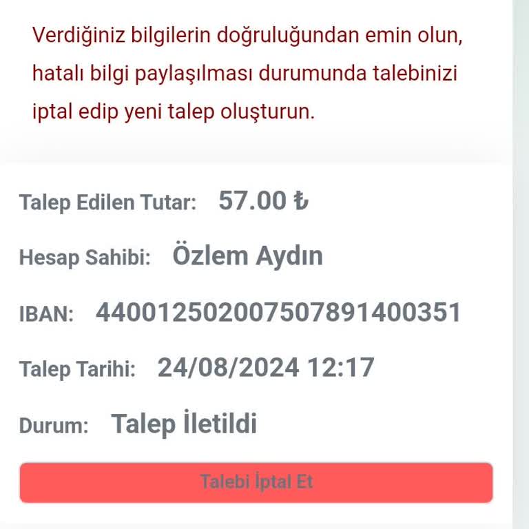 Bence Anket İsimli Anket Uygulamasından Ödeme Alamıyorum