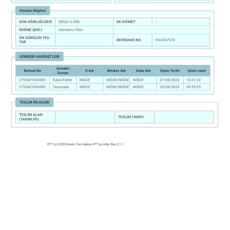 PTT Kargo Lütfen Artık Yola Çıksın