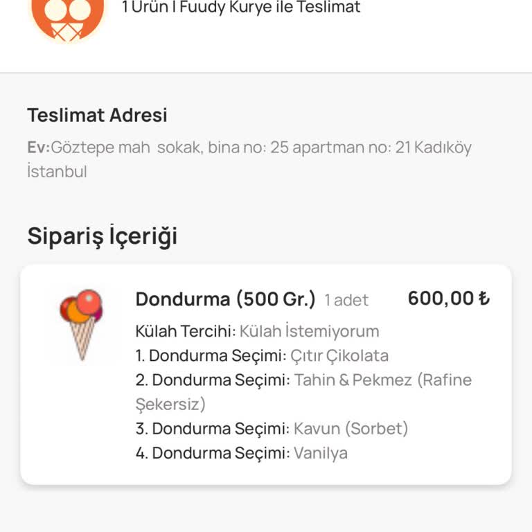 Fuudy Para İadesi Yapmıyor