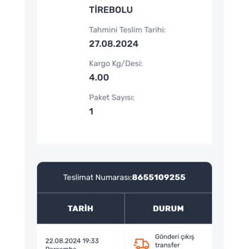 Aras Kargo Pişmanlık Lütfen Tercihlerinizi Değiştirin İlgili Satıcılar
