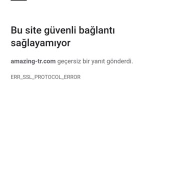 Amazing-tr.com Güvenlik Uyarısı Ve Ürün Teslimatı Sorunu