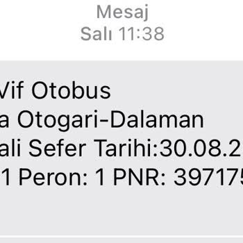 Obilet Firması Gelmeyen Otobüs