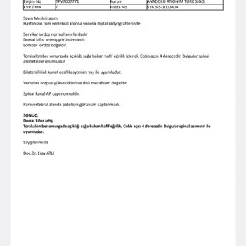 Radiologica Yanlış Raporlama Ve Geciken Tedavi Süreci