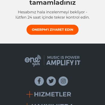 Onerpm'e Kayıt Sorunu Ve Gecikme