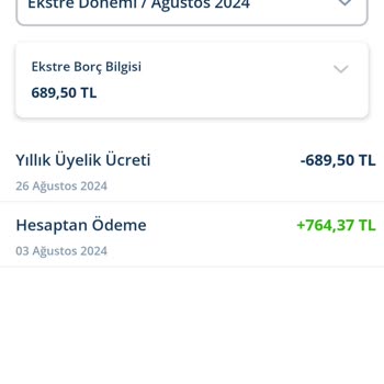 Denizbank Yıllık Üyelik Ücreti
