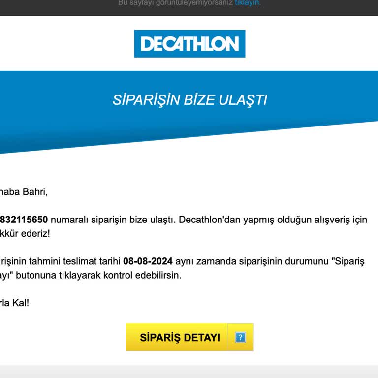 Bursa Decathlon 1 Haftadır Bisikletimi Teslim Etmedi!