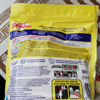 Asperox. Sparx Bulaşık Tableti