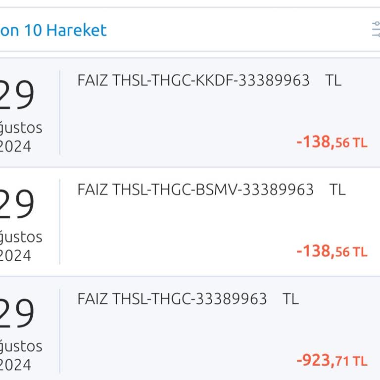 Yapı Kredi Bankası Banka Faiz Kesintisi THGC