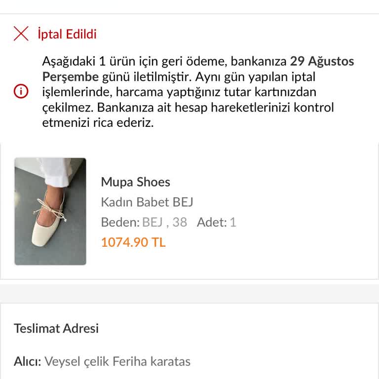 VakıfBank Trendyol Para İadesi Yapılmadı