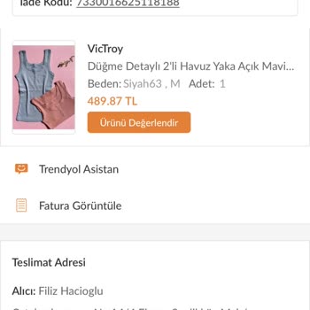 Trendyol İade Ürünün Ödemesini Tarafıma Yapmıyorlar