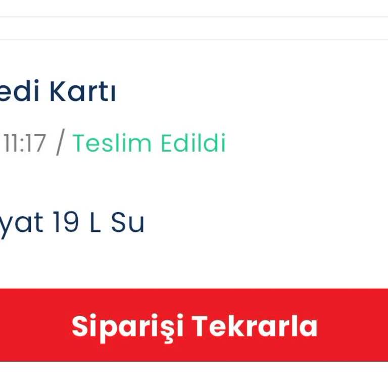 Danone Tikveşli Keşan Şubesi Su Siparişi Teslim Edilmedi Ve İade Yapılmadı
