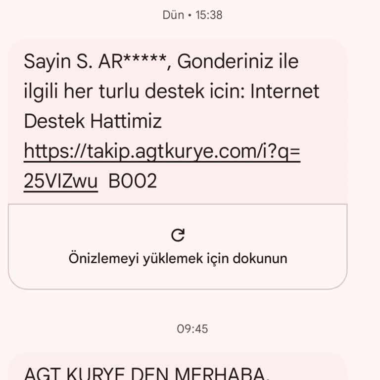 AGT Kurye'nin Teslimat Süresi Beklenenden Çok Uzun