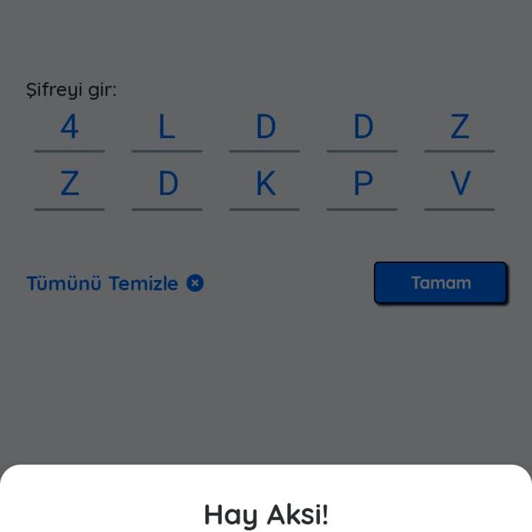 KazandıRio Kot Hatası Veriyor