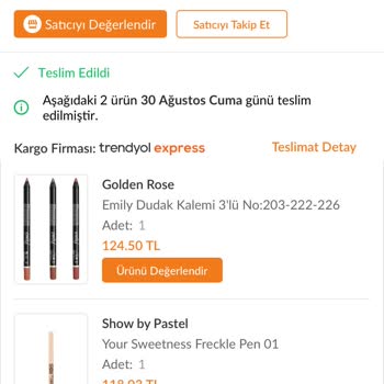 Trendyol Eksik Sipariş Ürün Teslim Edildi Gözüküyor Faturada Geçiyor