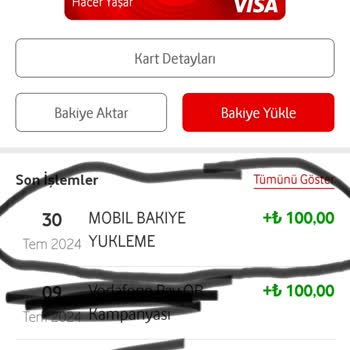 Vodafone Pay Kampanya Yüklemesini Yapmıyor