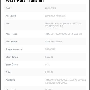 Trendyol İade İşleminin Ödenmemesi