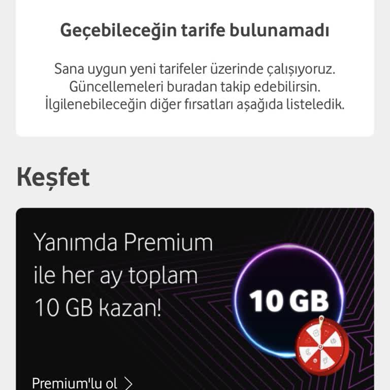 Vodafone'dan Tarife Seçenekleri ve Müşteri Hizmetleri Sorunu