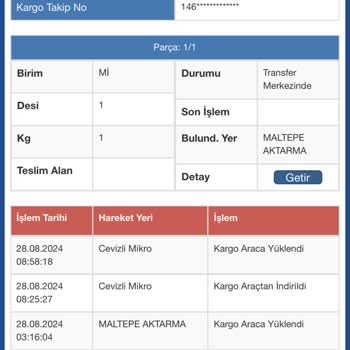 Sürat Kargo Kargom Teslim Edilmiyor