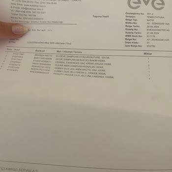 Eve Eksik Ürün Gönderildi Eksiğin Giderilmesini Talep Ediyorum
