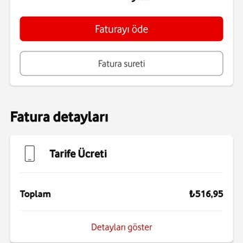 Vodafone Fatura ve Hizmet Sorunları