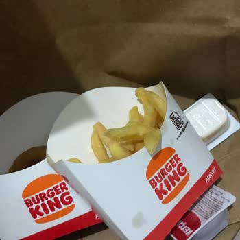 Tıkla Gelsin Burger King'ten Verdiğim Siparişin Geç, Özensiz, Ve Buz Gibi Gelmesi