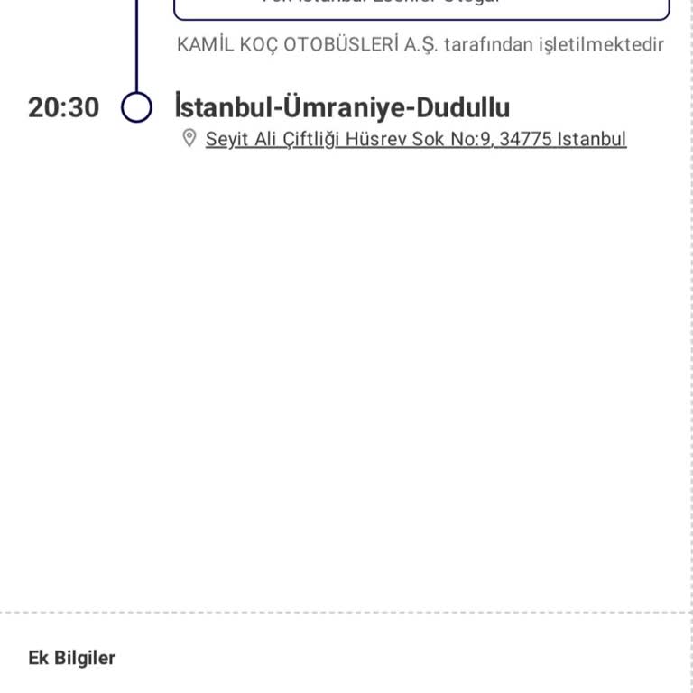 Kamil Koç Otobüs Satılan Koltukların Başkasına Satılması