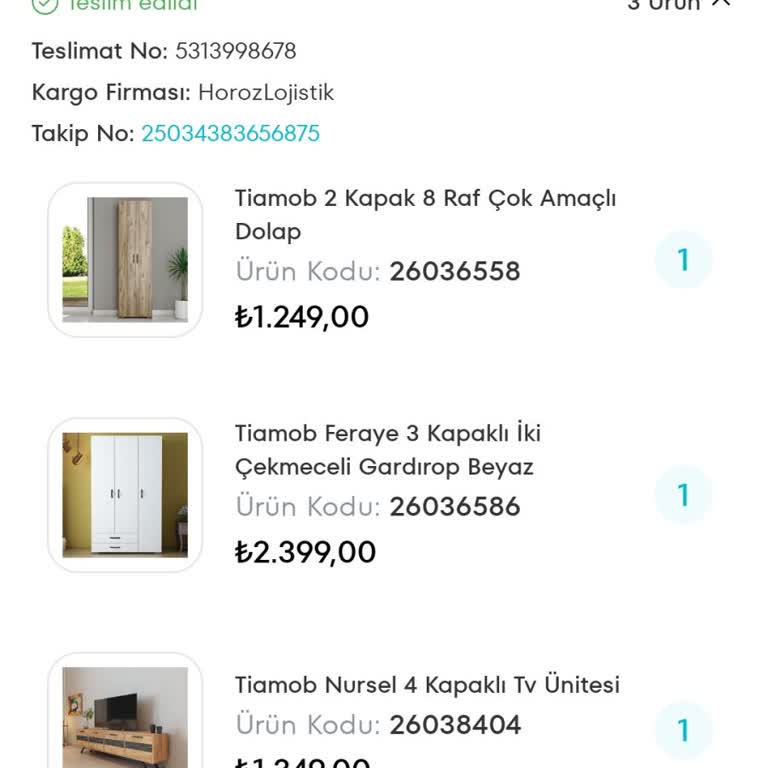 Horoz Lojistik Ürünüm Bana Teslim Edilmedi