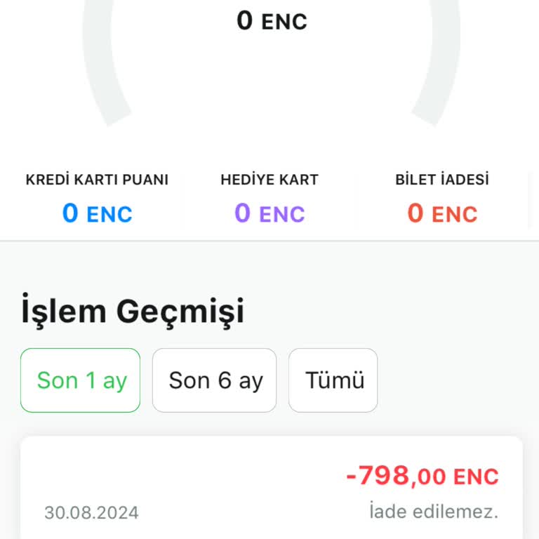 Enuygun.com Encoin İ Kullanmadığım Halde Kullanılmış Gözükmesi