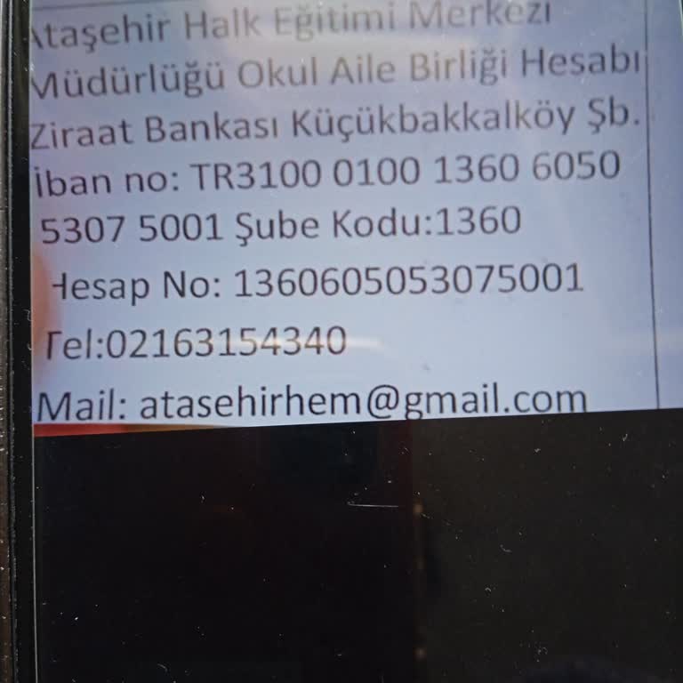 Ataşehir Halk Eğitim Merkezi Kayışdağı Halk Egitim