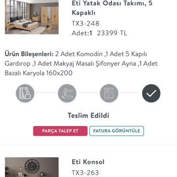 Vivense Parça Tedarik Mağduriyeti