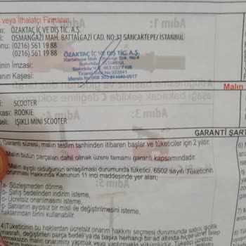 Rookie Marka Mini Işıklı Scooter