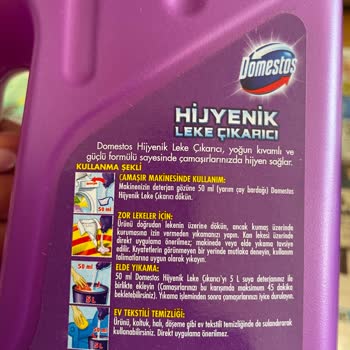 Domestos Leke Çıkarıcı Kıyafetin Rengini Attırdı