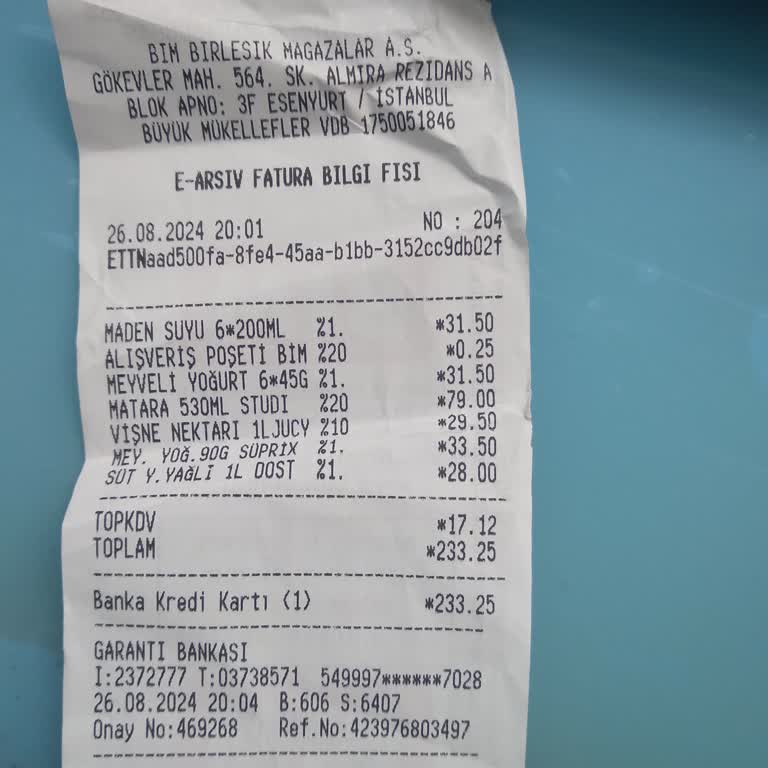 BİM Mağazasında İki Kez Çekilen Ücretin İadesi Sorunu