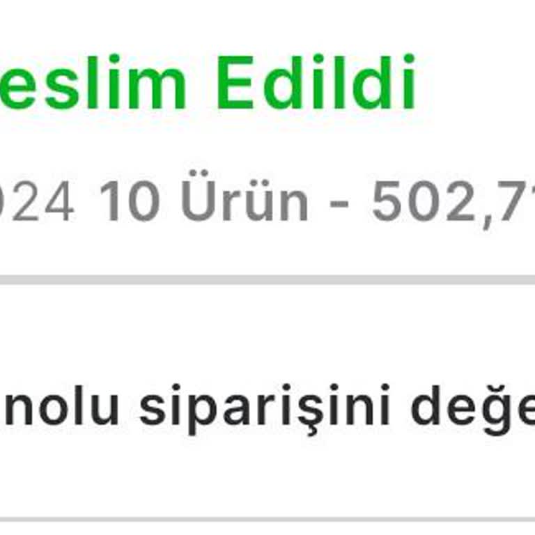 Migros 493254082 Numaralı Sipariş