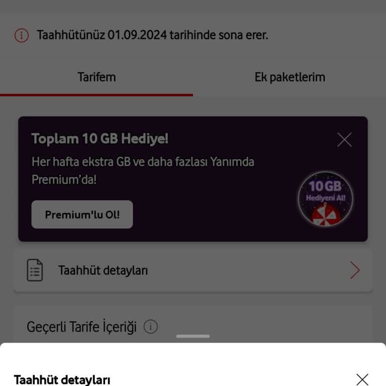 Vodafone Yanıltıcı Taahhüt Süresi ve Yüksek Cayma Bedeli