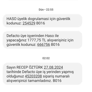 Haso.com.tr Ücret İade Edilmedi