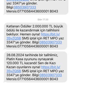 Milli Piyango Sürekli Günde Birden Fazla Mesaj Yolluyor