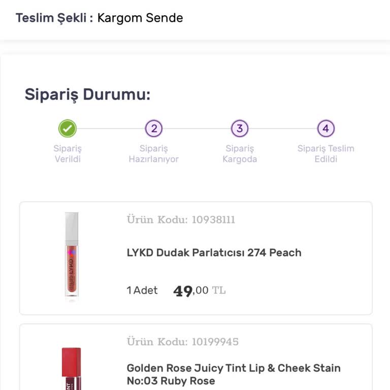 Gratis Kargom Hala Gelmedi