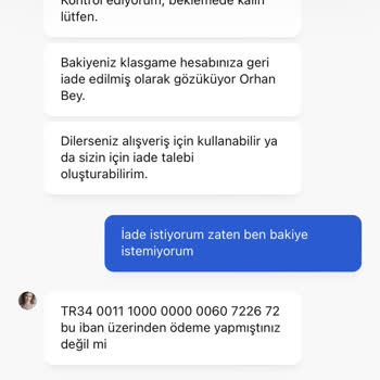 Klasgame'den Alınan Ürün Ve İade Süreci Sorunları
