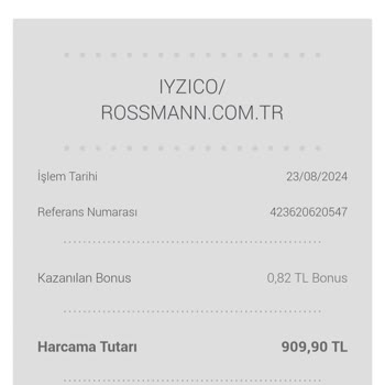 Rossmann Siparişimin Sebepsiz İptali