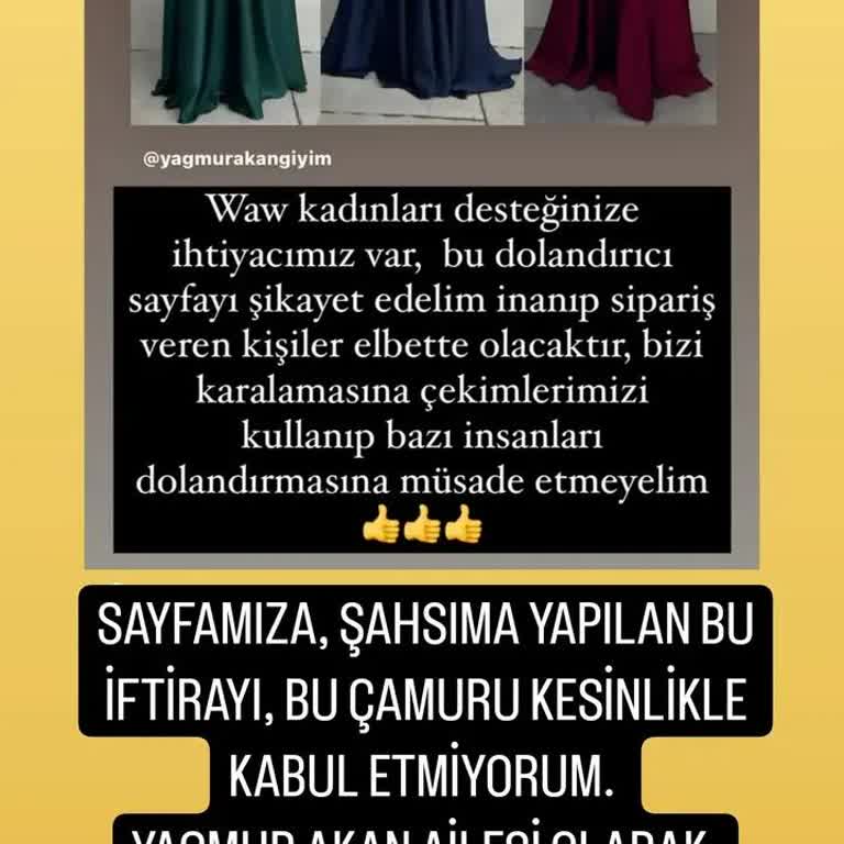 Yagmurakangiyim Instagram Üzerinden Yapılan Alışverişte Mağduriyet Yaşadım