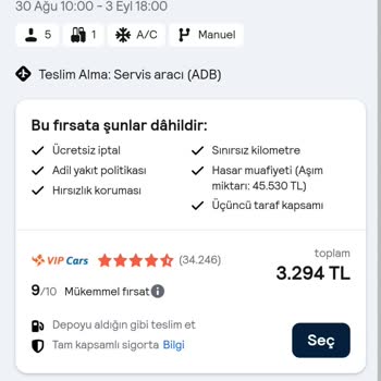 VIP Cars Ahes Ticaret Otomotiv, İdea Mobility, Vip Cars, Skyscanner